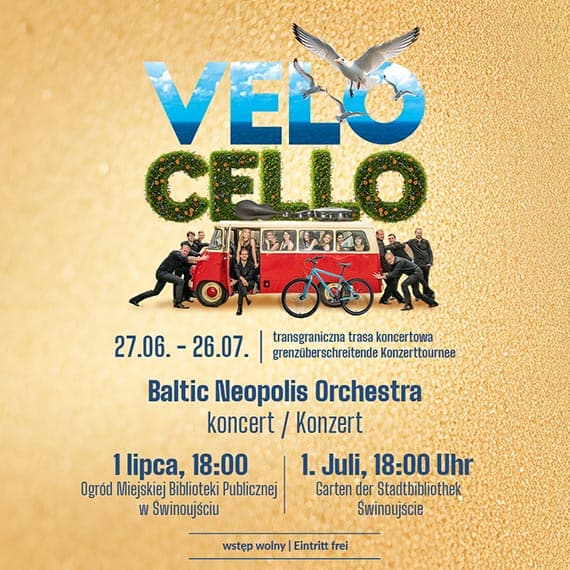 Velo Cello – koncert w Miejskiej Bibliotece w Świnoujściu