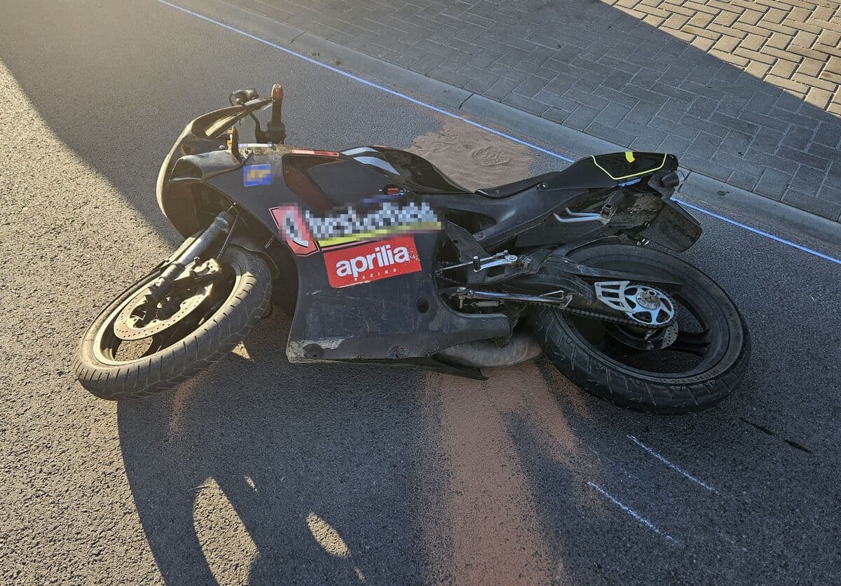 17-letni motorowerzysta trafił do szpitala po wypadku w Radzyniu Podlaskim