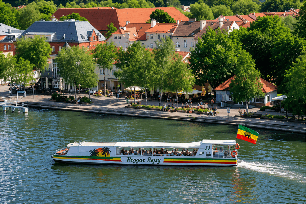 REGGAE POPŁYNIE PO JEZIORZE DRWĘCKIM. SPECJALNE REJSY PODCZAS OSTRÓDA REGGAE FESTIVAL