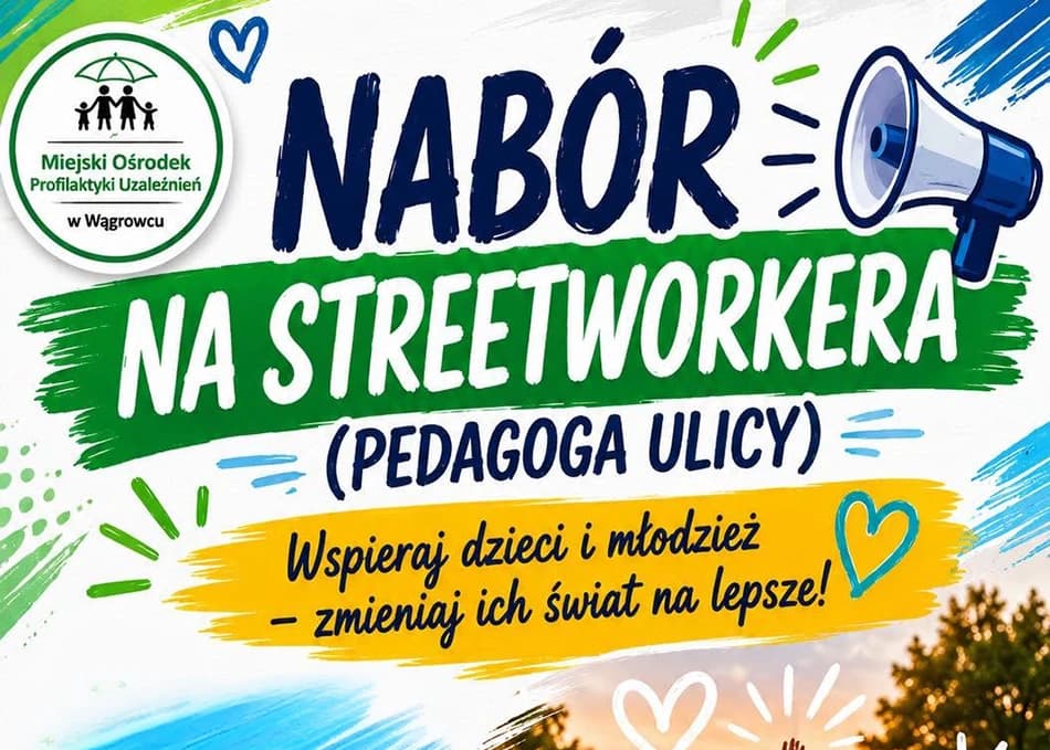 Praca. Wągrowiec szuka pedagoga ulicy