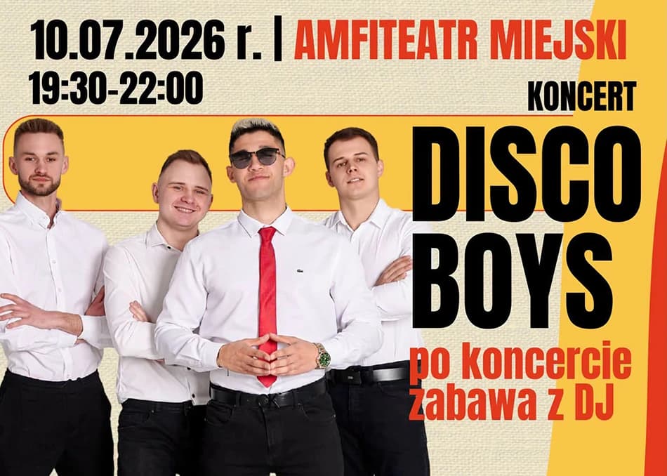 DiscoBoys wystąpią w Wągrowcu. Taneczny wieczór 58. Lata na Pałukach