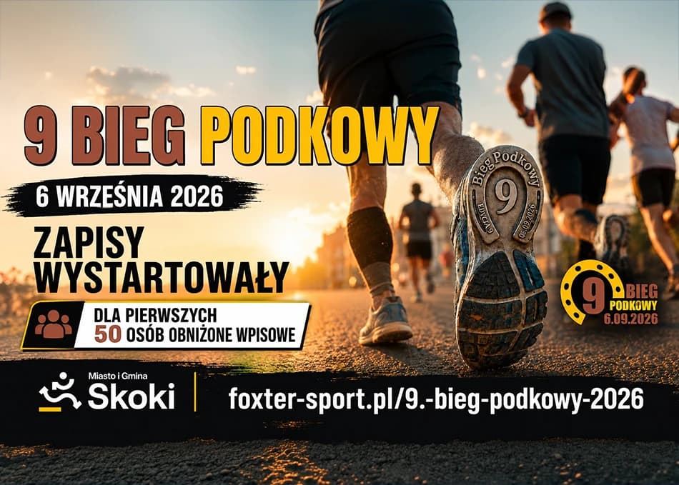 9. Bieg Podkowy w Skokach. Ruszyły zapisy, a najszybsi zapłacą mniej