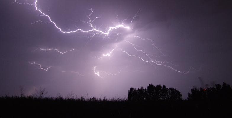 Ostrzeżenie o burzach, upale/zmiana i hydrologiczne