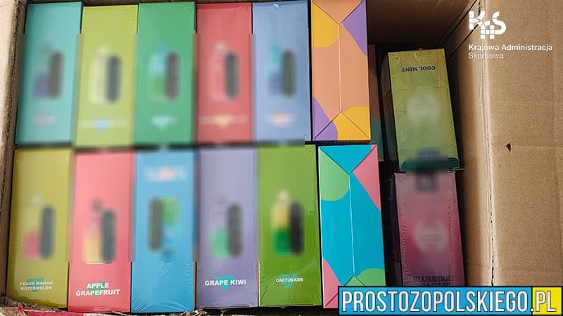Opolscy celnicy przechwycili 170 nielegalnych e-papierosów. Ich wartość to ponad 42 tysiące złotych