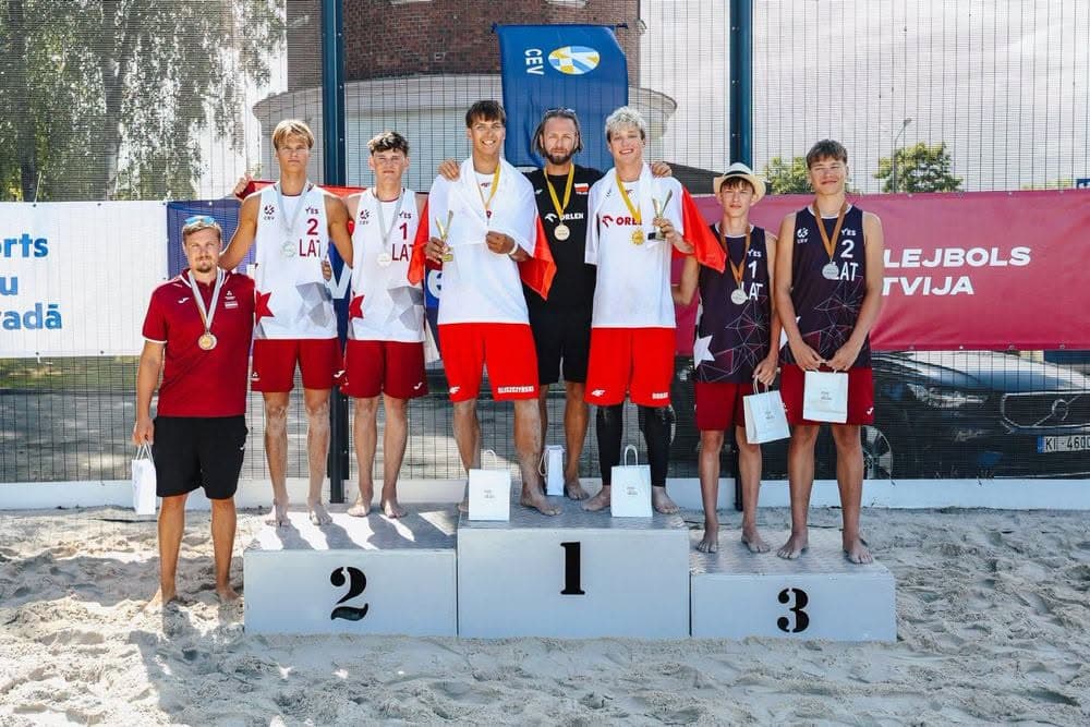 Siatkówka plażowa: złoty złoty medal Mistrzostw Europy Wschodniej U18 dla Polski