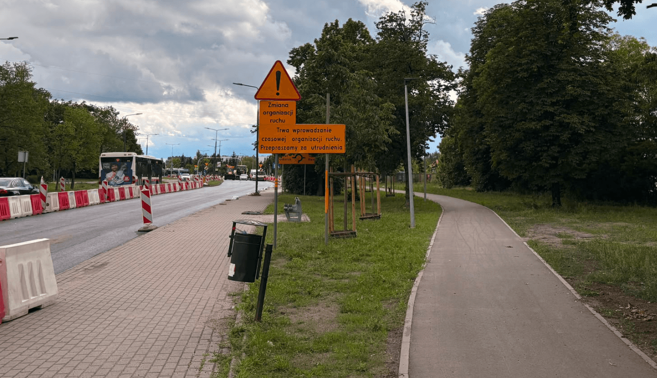 Kolejne zmiany na skrzyżowaniu ulic Sułkowskiego i Kamiennej w Bydgoszczy