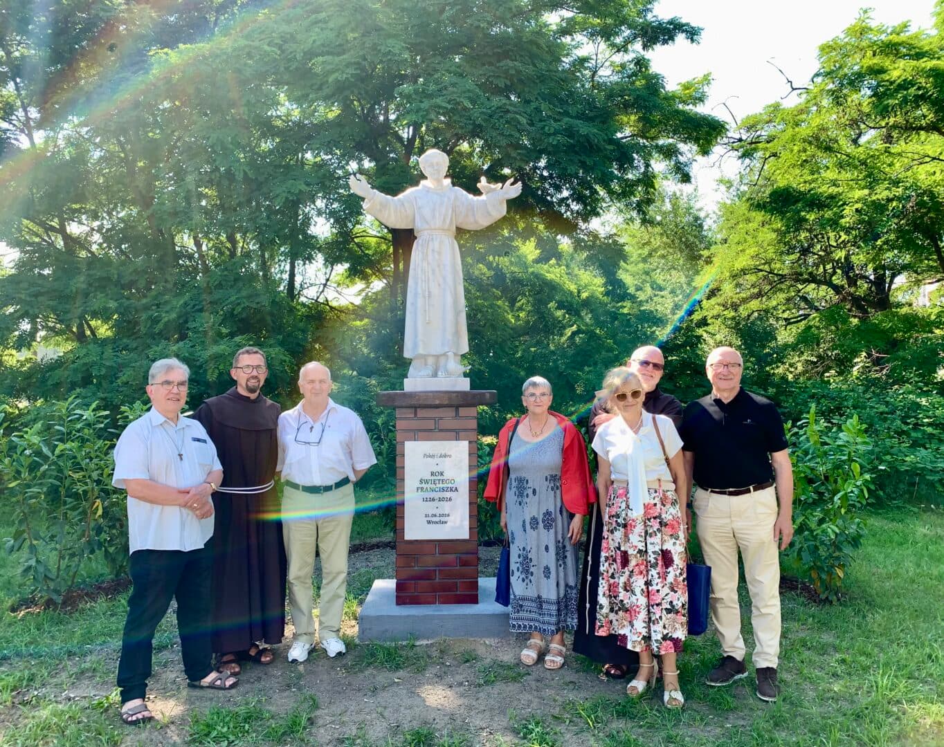 Na wrocławskich Sołtysowicach stanął pomnik św. Franciszka z Asyżu