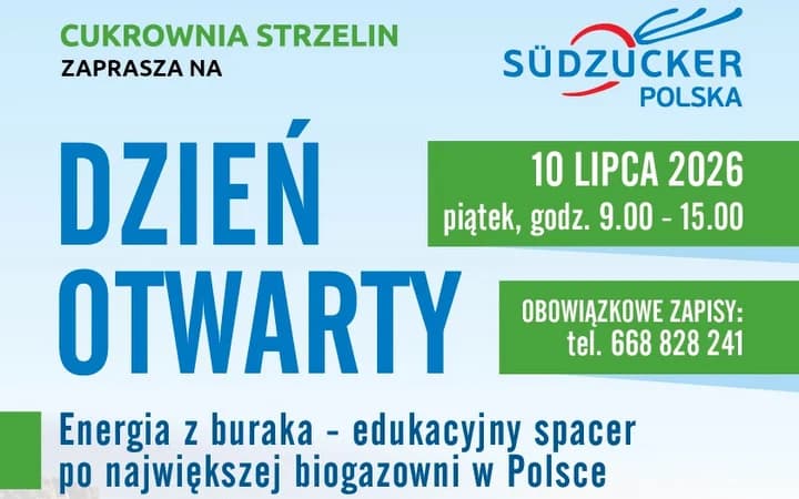 Cukrownia Strzelin zaprasza na Dzień Otwarty