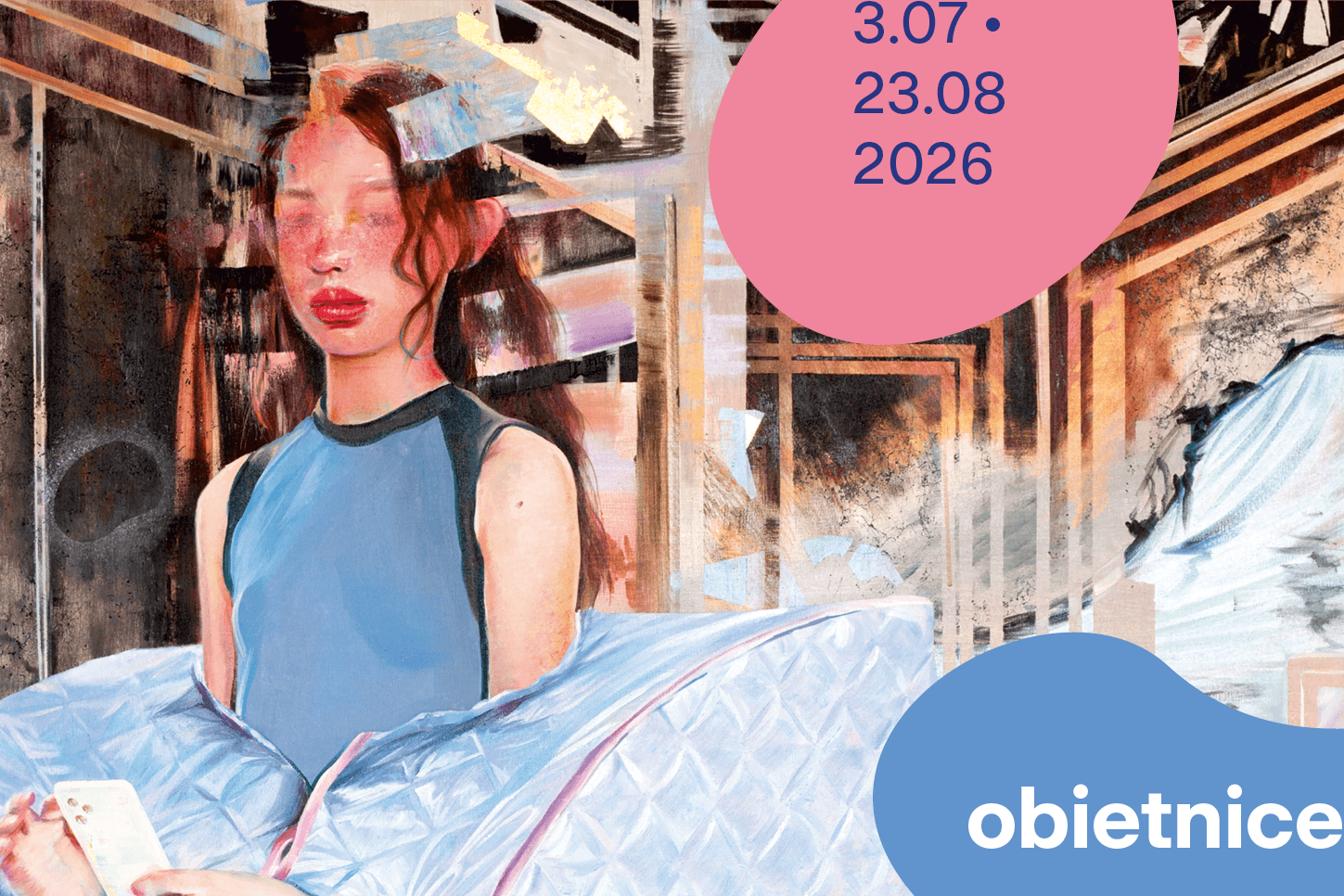 „Obietnice" Agaty Kus. Wernisaż w Państwowej Galerii Sztuki 26.06.2026 Państwowa Galeria Sztuki w Sopocie zaprasza na wernisaż i wystawę prac Agaty Kus, jednej z najbardziej rozpoznawalnych artystek młodego pokolenia na międzynarodowej scenie s