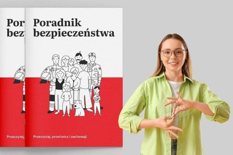 „Poradnik bezpieczeństwa” dostępny w Polskim Języku Migowym...