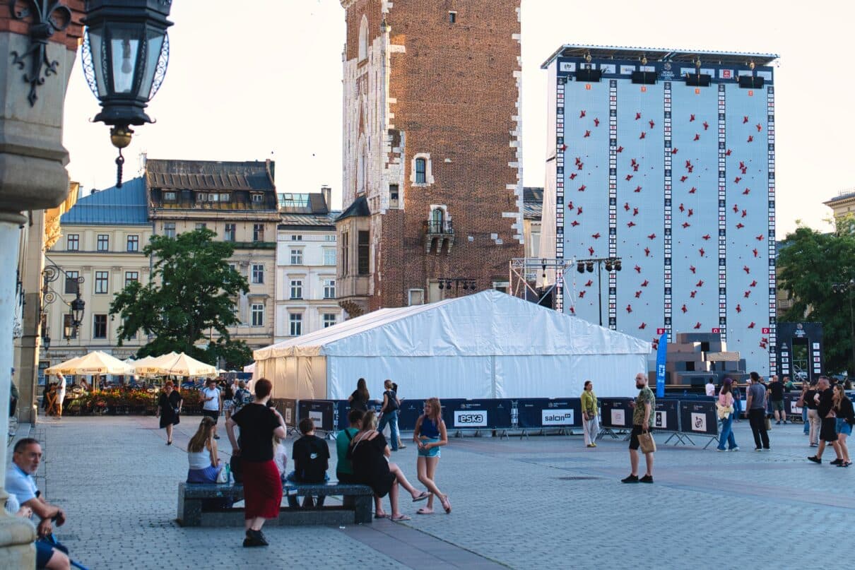 Wspinaczka na czas – kwalifikacje zawodów PŚ w Krakowie