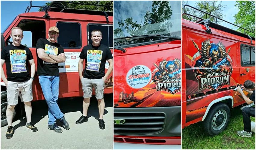 „Wschodni Piorun” zaprezentowany. Ekipa Stegro Rally Team rusza w charytatywną trasę do Afryki [foto/wideo]