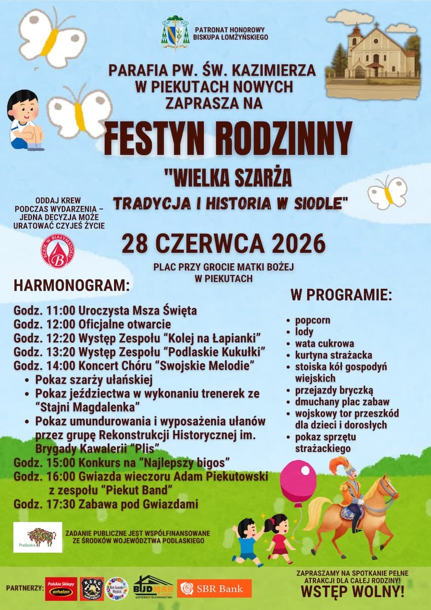 Wielka Szarża w Nowych Piekutach. Szykuje się ułański festyn z licznymi pokazami