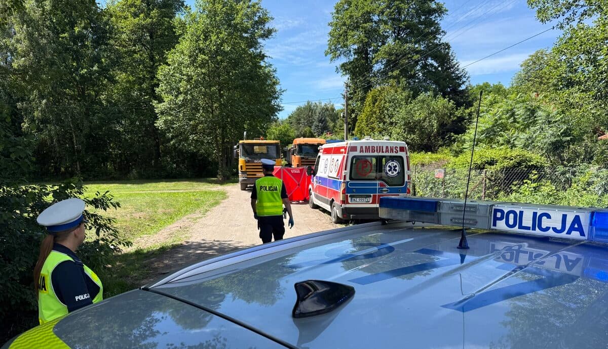 Śmiertelne potrącenie rowerzysty – policjanci wyjaśniają okoliczności tragicznego wypadku