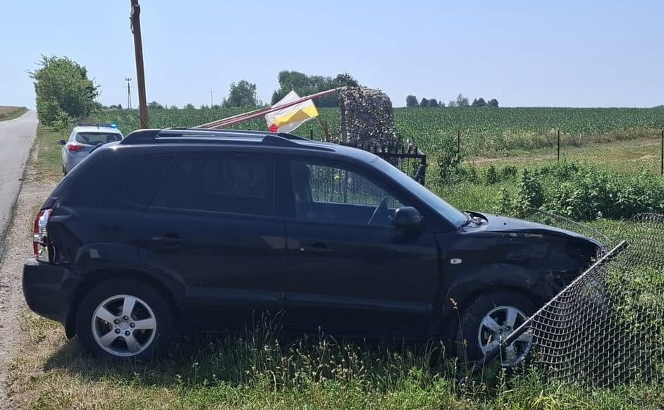 Nietrzeźwy sprawcą kolizji drogowej