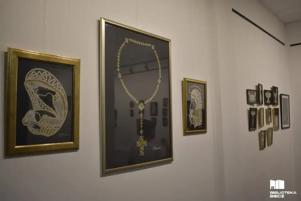 Wyjątkowa wystawa w Bieczu. Koronka klockowa zachwyca jako dzieło sztuki