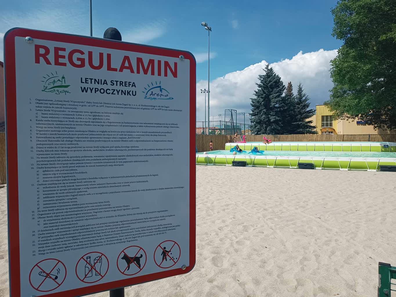 Jutro w Żaganiu rusza letnia strefa wypoczynku