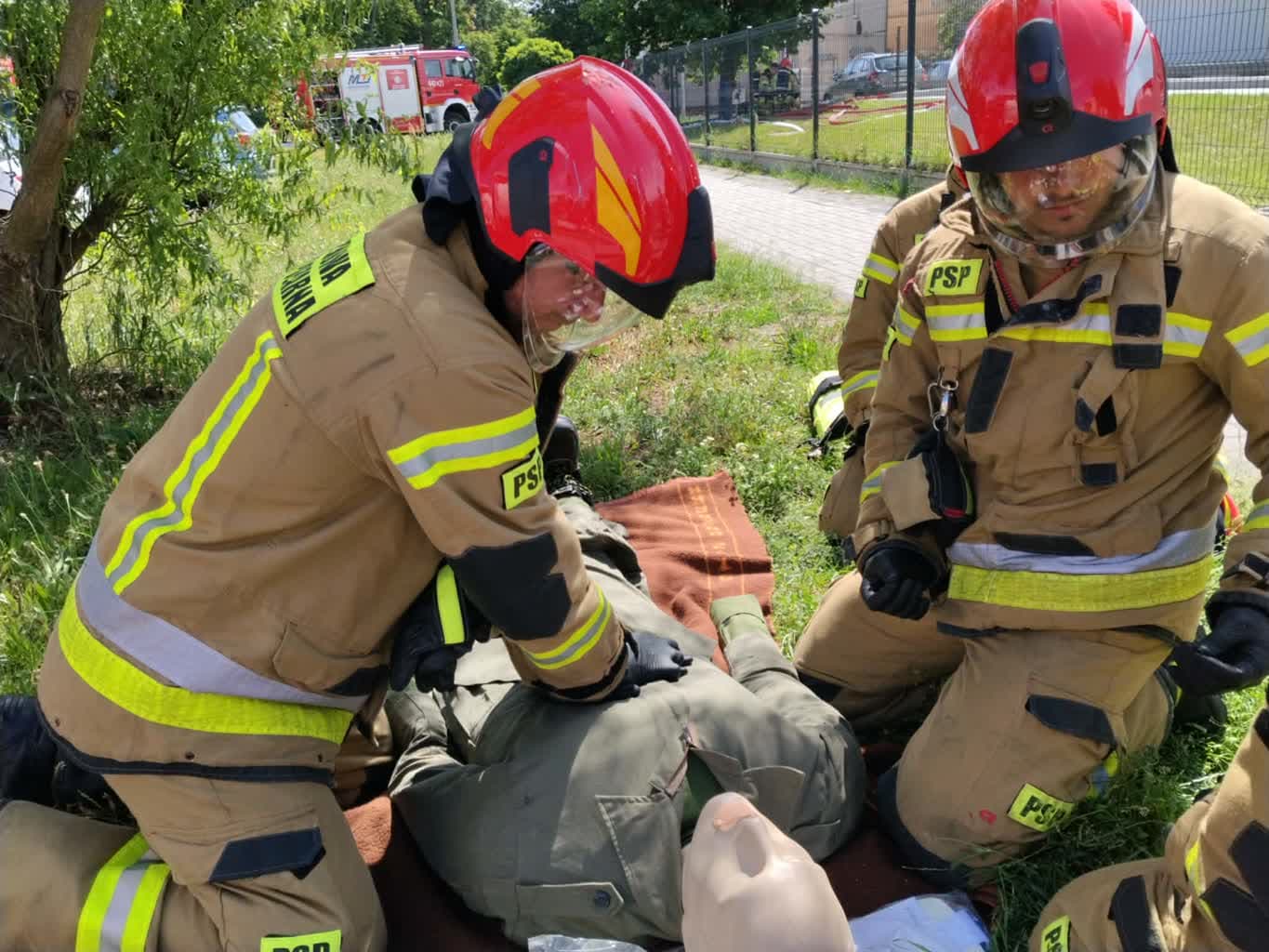 Ćwiczenia z procedur na wypadek pożaru