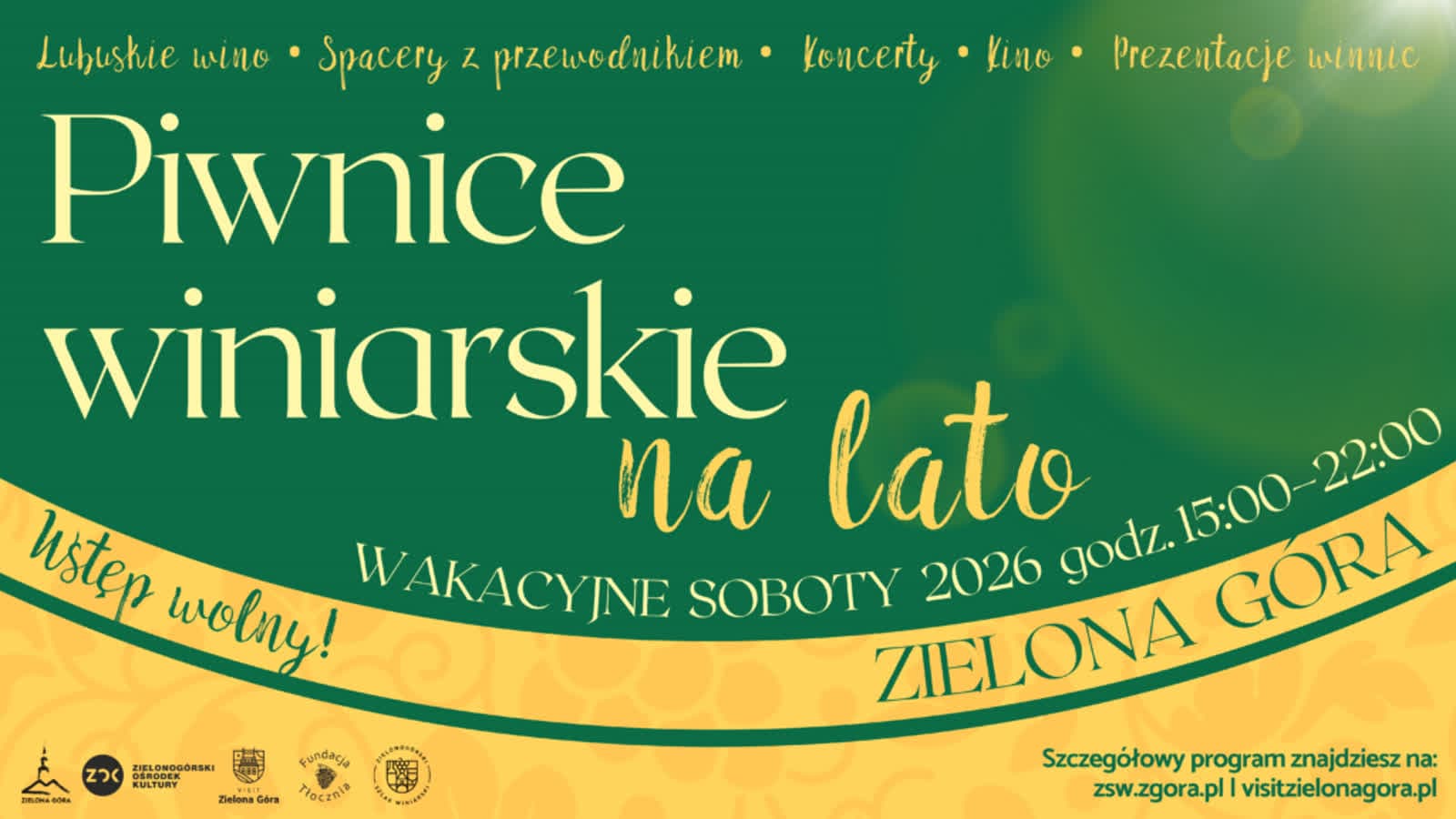W Zielonej Górze rusza inicjatywa „Piwnice winiarskie na lato”
