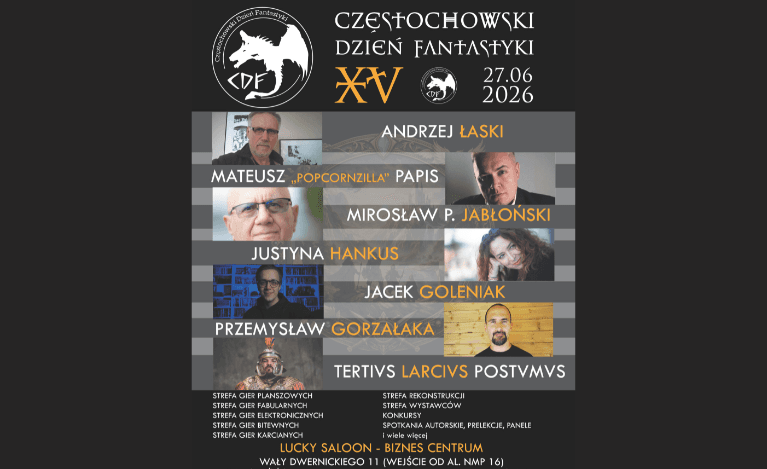 W sobotę XV edycja Częstochowskiego Dnia Fantastyki