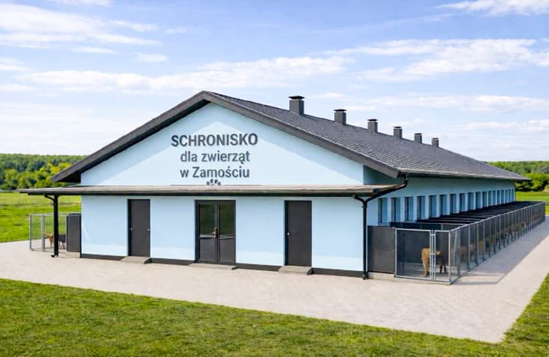 Nowy pawilon dla psów z zamojskiego schroniska