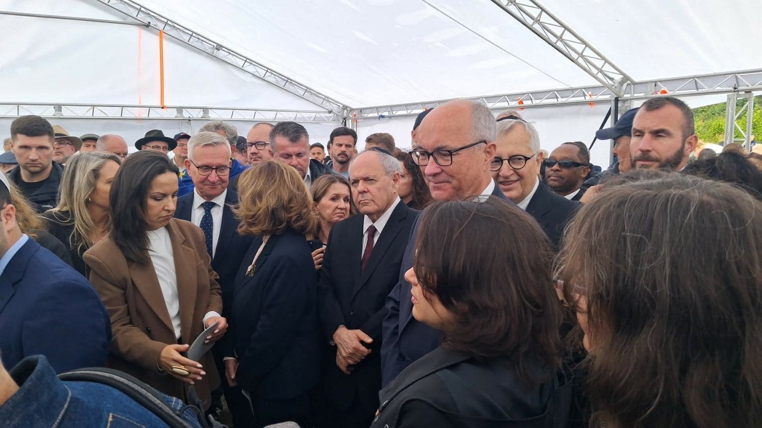 Obchody 85. rocznicy pogromu w Jedwabnem. Na miejscu był również Braun