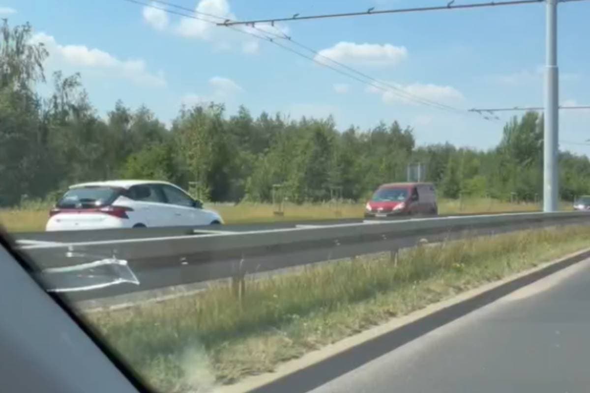 Kierowca białego Hyundaia jechał pod prąd ul. Jana Pawła II