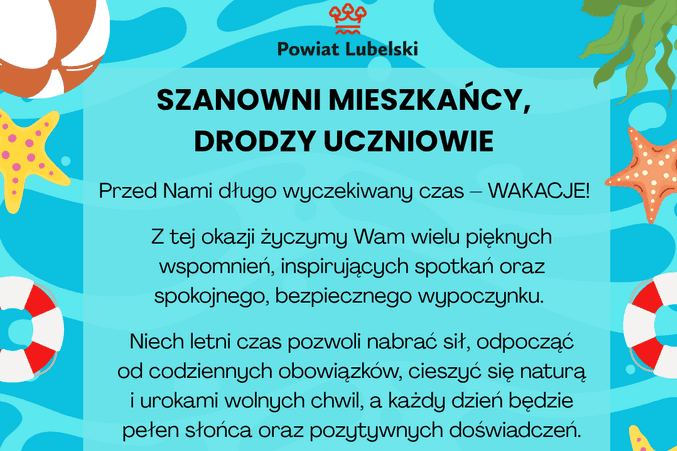 SZANOWNI MIESZKAŃCY, DRODZY UCZNIOWIE