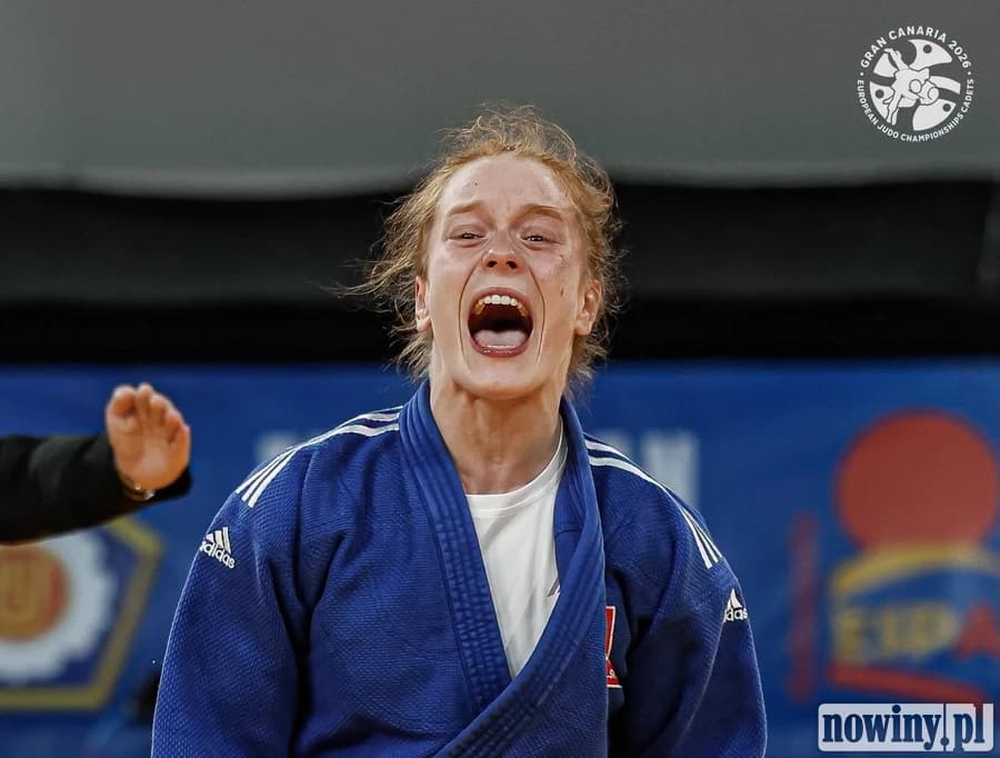 Jagoda Ciupek z KS Judo Gminy Kornowac zdobyła Mistrzostwo Europy Kadetek. „13 sekund. Ippon!”