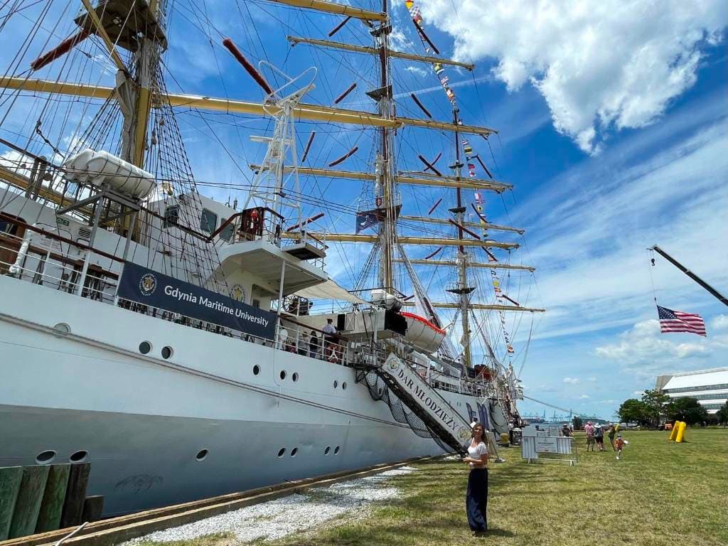 16 węzłów przez Atlantyk. „Dar Młodzieży” dopłynął do Norfolk śladami „Daru Pomorza”