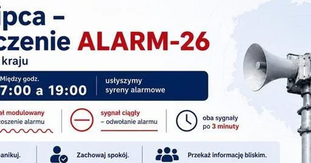 21 lipca syreny mogą zabrzmieć w Krokowej. To będzie tylko test