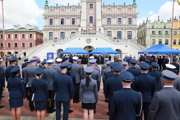 64 awanse, w tym 9 przed terminem. Policjanci świętowali w Zamościu