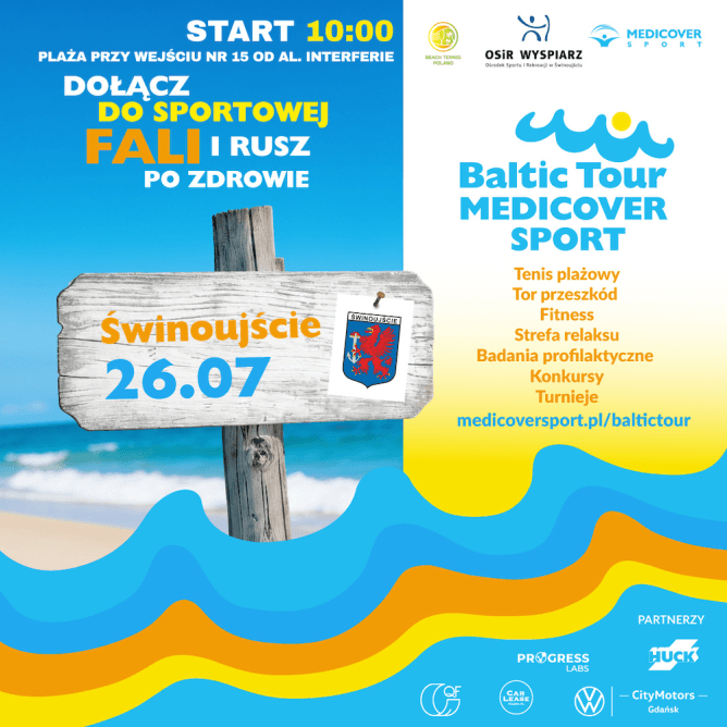 Baltic Tour Medicover Sport już 26 lipca w Świnoujściu
