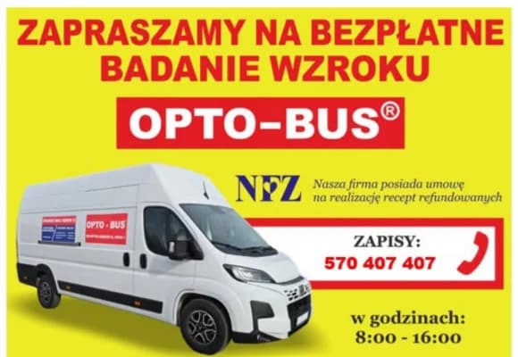 Bezpłatne badanie wzroku w Janowie Podlaskim (zaproszenie)
