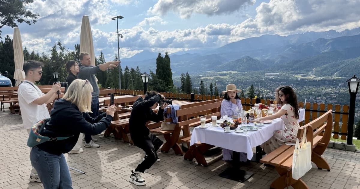 Chińscy influencerzy odkrywali letnie Zakopane