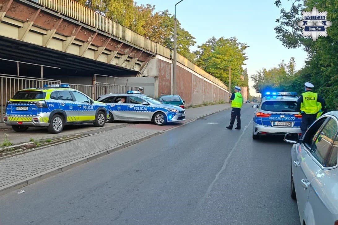 Chorzów: Sześć zatrzymań podczas akcji drogówki. 1223 kontrole kierowców