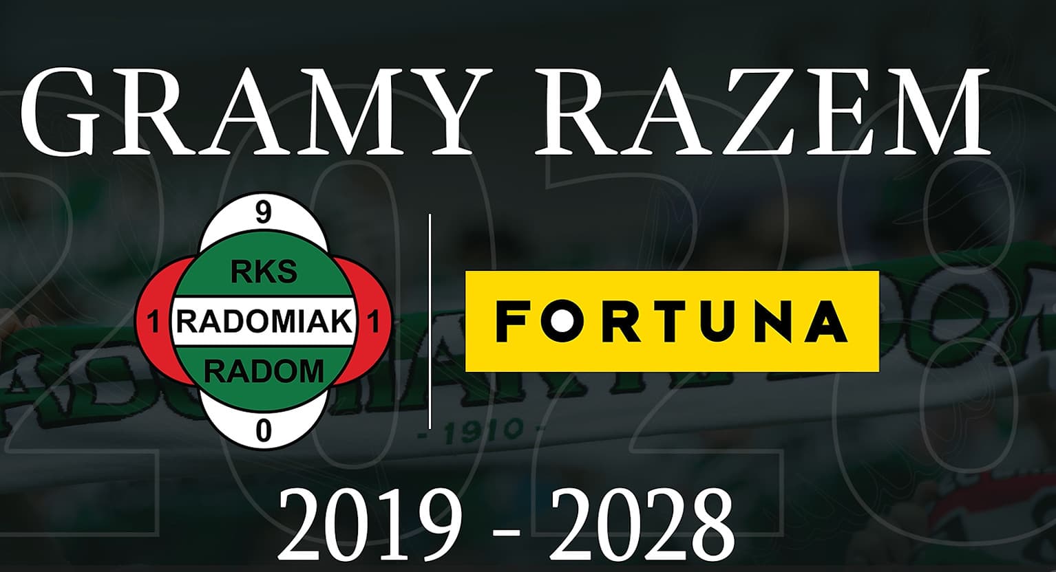 Fortuna zostaje z Radomiakiem na kolejne dwa sezony. Współpraca trwa od 2019 roku