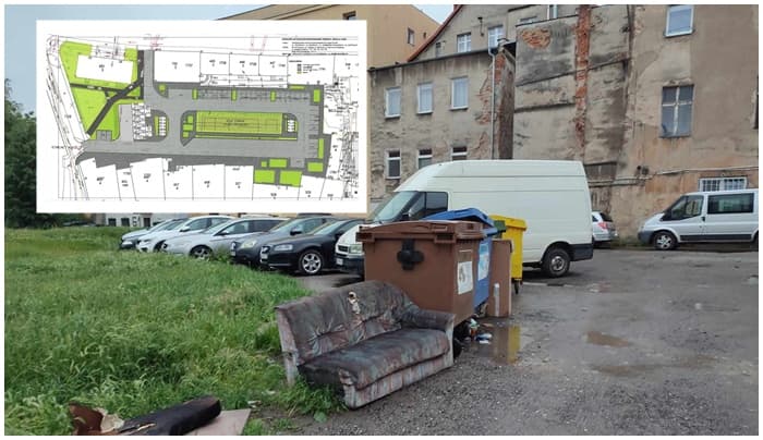 Miasto ma koncepcję na zaniedbane podwórze Mennicka/Pułaskiego w Świdnicy. Z projektu władze zrezygnowały