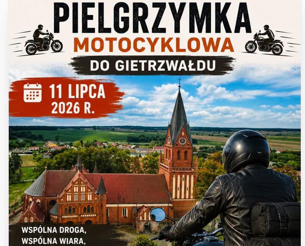 Parafia pw. MBKP zaprasza na motocyklowe pielgrzymki