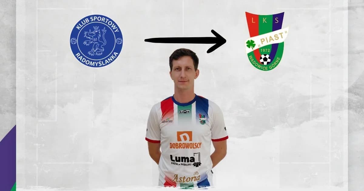 Pomocnik ponownie w barwach Piasta Wadowice Górne