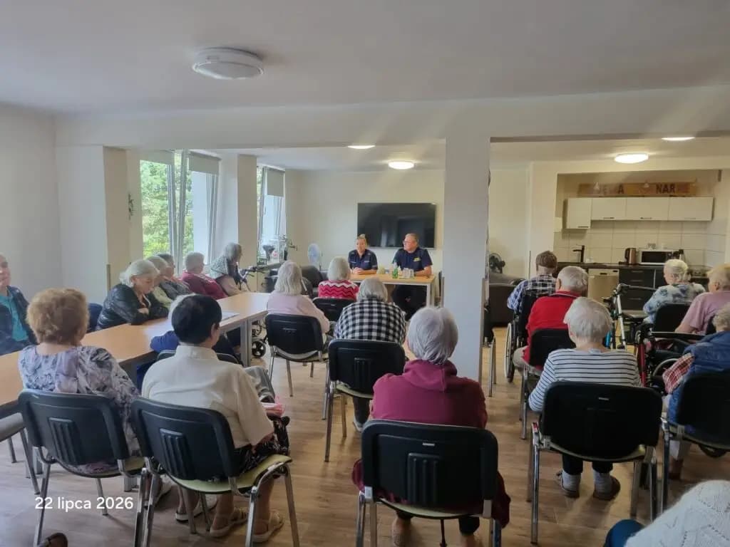 Spotkanie z seniorami w DPS „Pogodna Jesień”