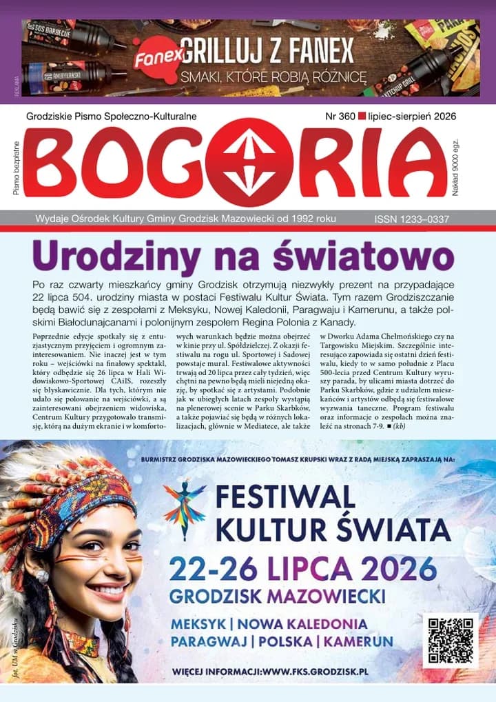 Wakacyjna „Bogoria” zabiera czytelników w podróż przez Grodzisk