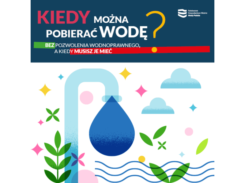 Wody Polskie przypominają o zasadach racjonalnego poboru wody w czasie suszy