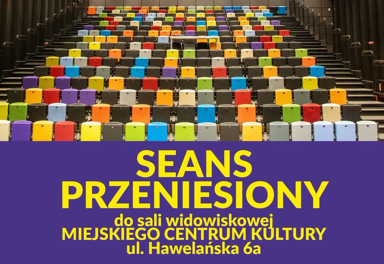 Zmiana miejsca dzisiejszego seansu „Kina po zmroku”