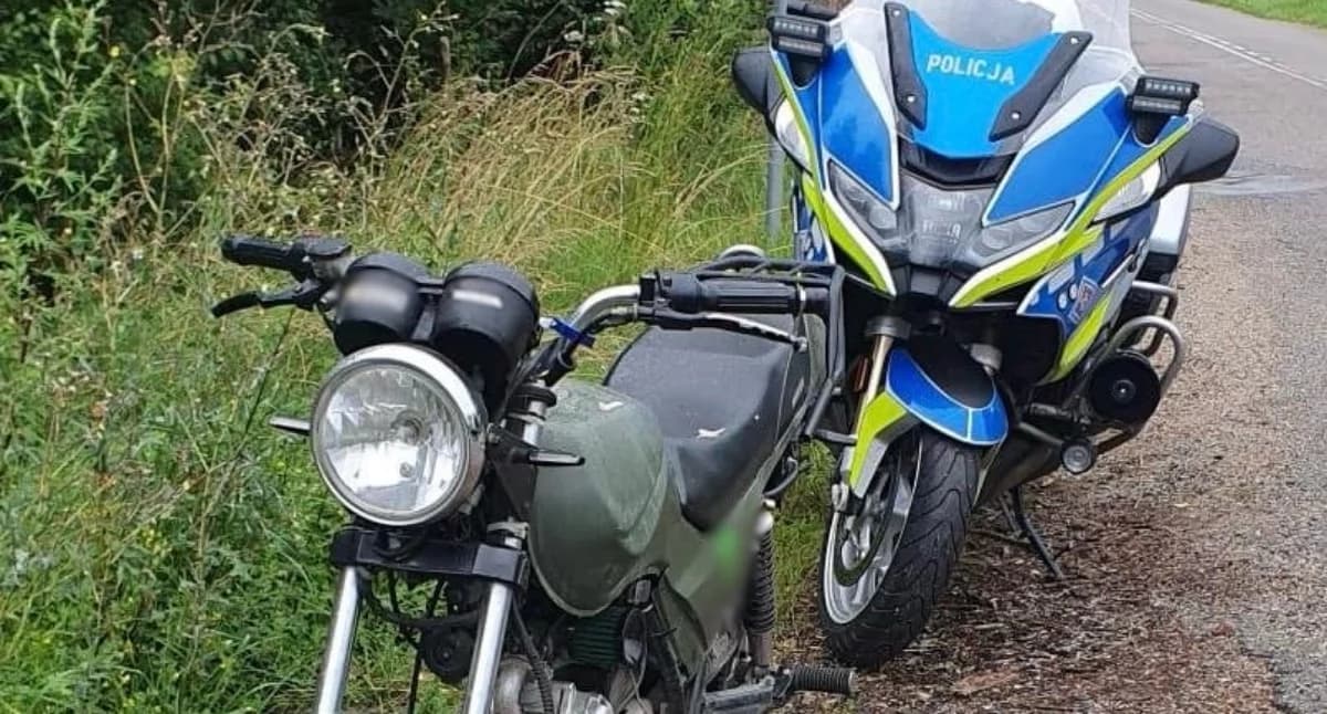 Motorowerem kierował jedenastoletni chłopiec, a na przejażdżkę zabrał