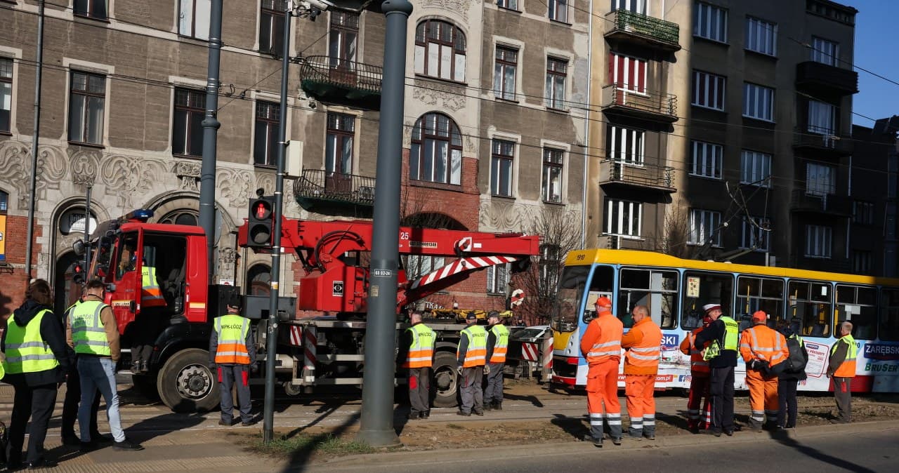 Łódzkie Zderzenie tramwajów w centrum Łodzi. Ranni pasażerowieAleksandra Czurczak