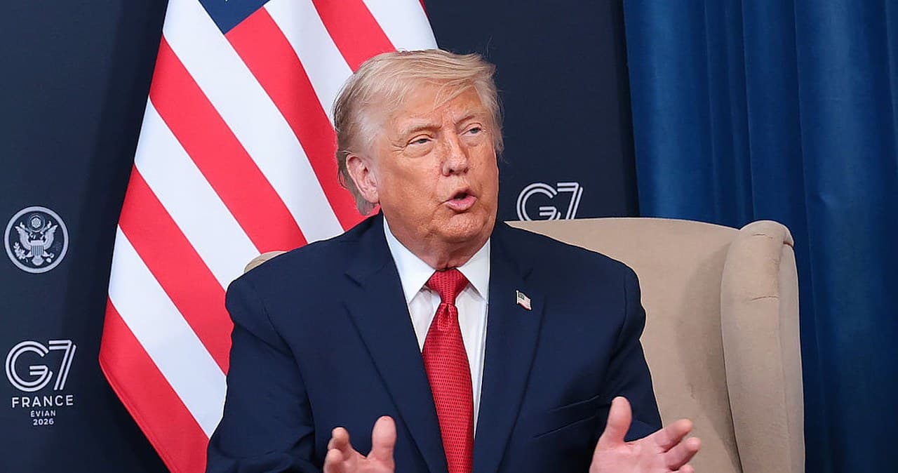 Donald Trump uderzył w sojuszników, jest wyjątek. Mówił o Nawrockim