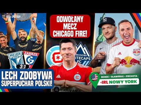 LECH - GÓRNIK 3:1 | SUPERPUCHAR DLA KOLEJORZA! DEBIUT LEWANDOWSKIEGO PRZEŁOŻONY! + IRL Z USA
