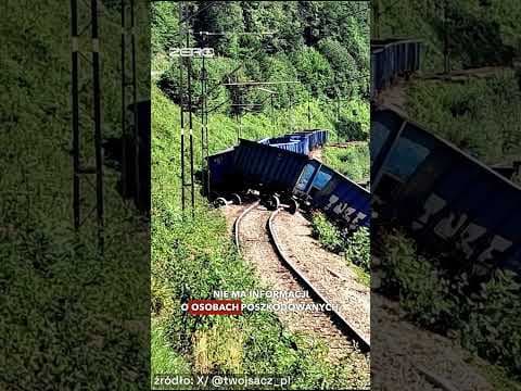 POCIĄG WYKOLEIŁ SIĘ. WAGONY WPADŁY DO RZEKI