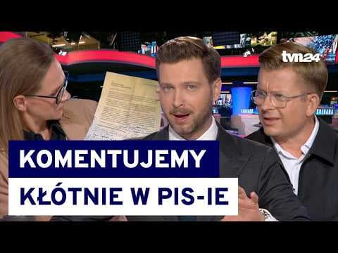 Komentujemy kłótnie w PiS-ie. Czy dojdzie do rozłamu? A jeśli tak, co mówią sondaże? "W kuluarach"
